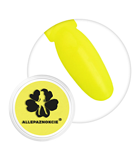 Allepaznokcie Smoke Nails Pyłek Do Paznokci Efekt Dymu Neon Yellow Nr 03