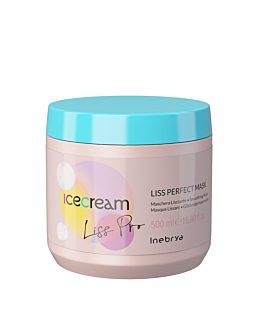 Inebrya Ice Cream Liss-Pro maska wygładzająca włosy, 500ml