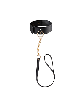 Obróżka ze smyczą Maze Wide Choker & Leash Bijoux Indiscrets