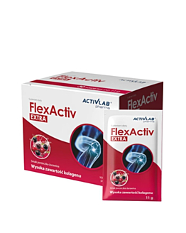 Activlab Pharma FlexActiv Extra Kolagen na stawy porzeczka-żurawina