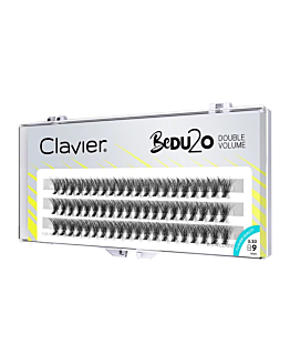 Clavier BeDU2O Double Volume kępki rzęs 9mm