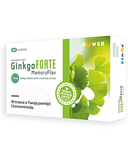 Puwer MemoryFlav Ginko FORTE 120 mg 60 tabletek