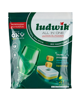Ludwik All in one Lemon Tabletki do zmywarek 738 g (41 sztuk)