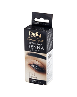 Delia Henna w Kremie z Olejkiem Arganowym do brwi 1.0 Czarna