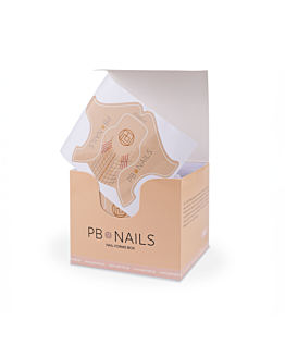 PB Nails Formy do przedłużania paznokci NAIL FORMS BOX 2.0 300 szt.