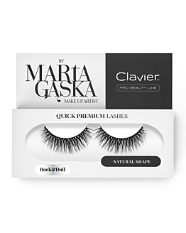 Clavier Quick Premium Lashes rzęsy na pasku Rock&Doll 804