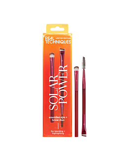Real Techniques Zestaw pędzli Solar Power: Smolder Eye + Brow Duo