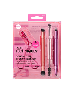 Real Techniques Zestaw Double Time Retractable Brush Set