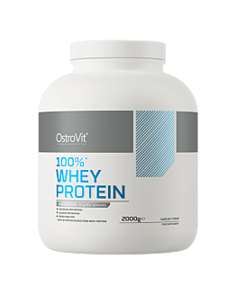 OstroVit 100% Whey Protein 2000 g o smaku kremu z orzechów laskowych
