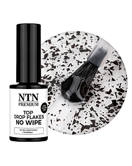 NTN Premium Top Hybrydowy Drop Flakes Eggshell No Wipe Bez Przemywania Z Płatkami 7g