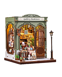 Habarri Miniaturowy domek Book Nook - Galeria książki