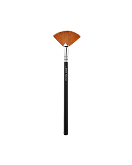 Jessup Highlight Brush 141 FAN, pędzel do rozświetlacza wachlarz czarny, 1 szt