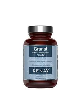 Kenay Granat Pomella Ekstrakt z owoców granatu 60 kapsułek