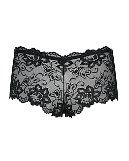 Obsessive Idillia Shorties koronkowe szorty Black XXL