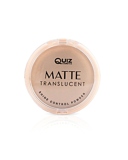 Quiz Cosmetics Matte Translucent Powder transparentny puder matujący N°02, 10g