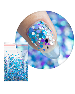 Allepaznokcie Pop-Up! Princess Nails Piegi Confetti Dropsy Kropki Kółeczka Do Zdobienia Paznokci 20 g Nr 11