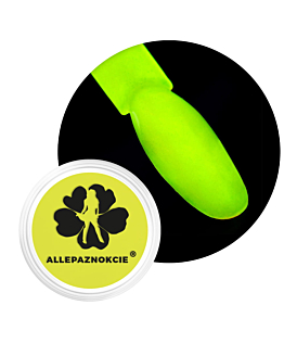 Allepaznokcie Neon UV Pigment Nr 03 Pigment Neonowy Do Paznokci w Proszku 0,6 g