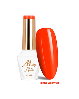 MollyNails Vivid Vibes Fire Rush Lakier Hybrydowy UV LED Nr 285 8 g