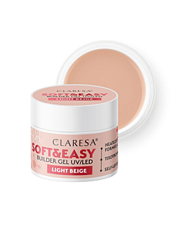 Claresa Soft&Easy Builder Gel żel budujący Light Beige, 90g