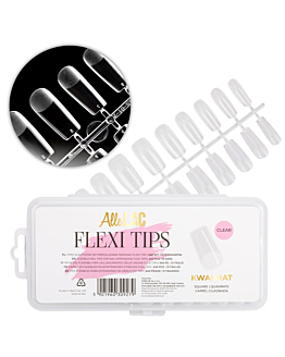 AlleLac Flexi Tips Tipsy Do Przedłużania Paznokci Kwadrat 240 szt