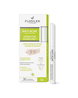 Floslek Anti Acne 24h System korektor maskujący 1 Jasny