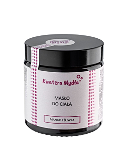 Kwatera Mydła Masło do ciała mango i śliwka