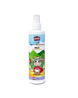 Ronney Kids On Tour To Switzerland Milk Restorative Spray mleczko do włosów dla dzieci Banana Shake, 285ml