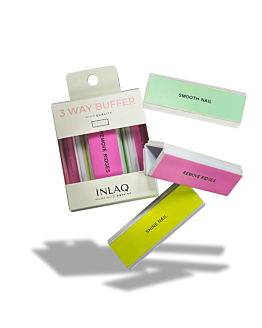 INLAQ 3-Stronny Blok Polerski do Paznokci