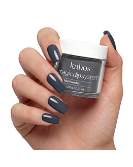Kabos Magic Dip System Proszek do manicure tytanowego, 041 Denim Blue 20 g
