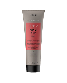 Lakme Teknia Coral Red Mask Refresh maska odświeżająca kolor do włosów rudych i mahoniowych, 250ml