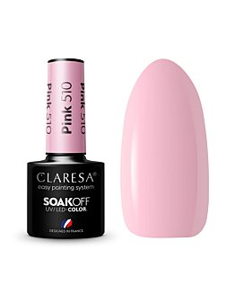 Claresa Soak Off UV/LED Pink lakier hybrydowy 510, 5g