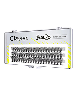 Clavier BeDU2O Double Volume kępki rzęs Mix 9-10-11mm