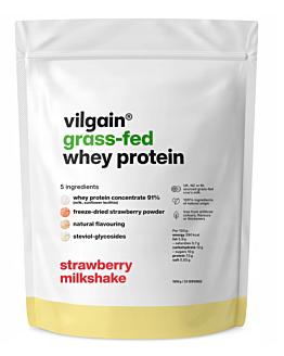 Vilgain Grass-Fed Whey Protein Koktajl mleczny truskawkowy 1000 g