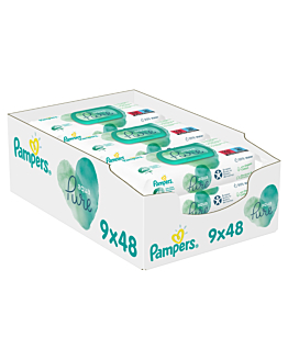 Pampers Chusteczki Pielęgnacyjne Aqua Pure Karton