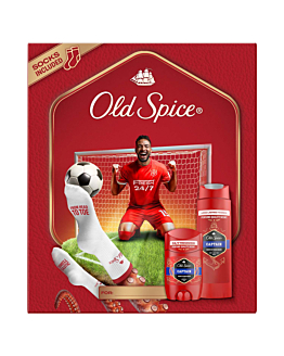 Old Spice zestaw Captain: Deo stick 50 ml + Żel pod prysznic 250 ml + Skarpety