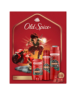 Old Spice zestaw Bearglove: Deo stick 50 ml + Deo spray 150 ml + Żel pod prysznic 250 ml