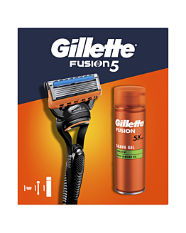 Gillette set: Rasoio Fusion5 + Gel da barba Fusion Sensitive 200ml