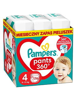 Pampers Pants Pieluchomajtki Maxi (4), 176 szt.