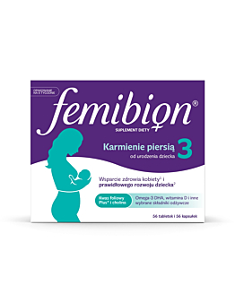 Femibion 3 Karmienie Piersią tabletki i kapsułki, 56 szt. + 56 szt.