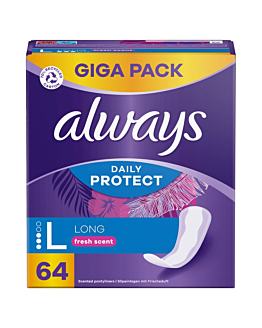 Always Dailies Salvaslip Lunghi 64 pz