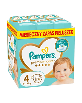 Pampers Premium Care Pieluchy (4), 174 szt.
