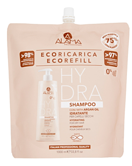 Alama Hydra Eco Nawilżający szampon do włosów Refill, 1 L
