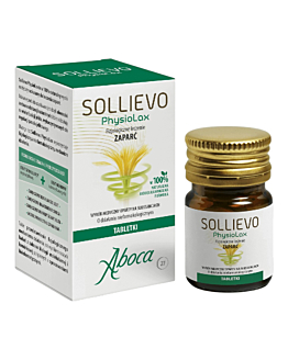 Aboca Sollievo Physiolax, Preparat na zaparcia, Tabletki