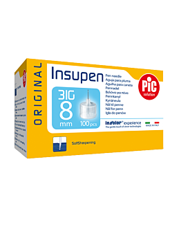 PiC Solution Insupen, Igły do penów insulinowych, 31G 8mm