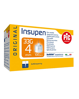 PiC Solution Insupen, Igły do penów insulinowych, 33G 4mm