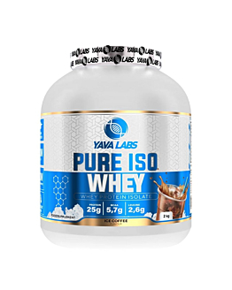 Yava Labs Pure Iso Whey Izolat białka serwatkowego smak mrożona kawa