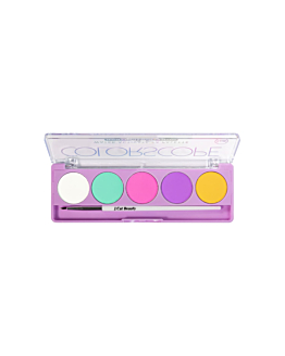 J.Cat Beauty Colorscope Paleta eyelinerów aktywowanych wodą, 103 Bright Pastel