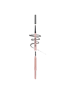 J.CAT Brow-La Matita 3-in-1 per sopracciglia Mapping & Shaping, 105 Charcoal Gray