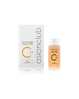 Asian Club - Pure Orange Vitamin C 14%, przeciwzmarszczkowe serum do twarzy z witaminą C, 15ml