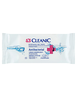 Cleanic Salviette Rinfrescanti Antibatteriche 15 pz